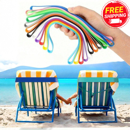 Towel straps beach - 5x, sunbed