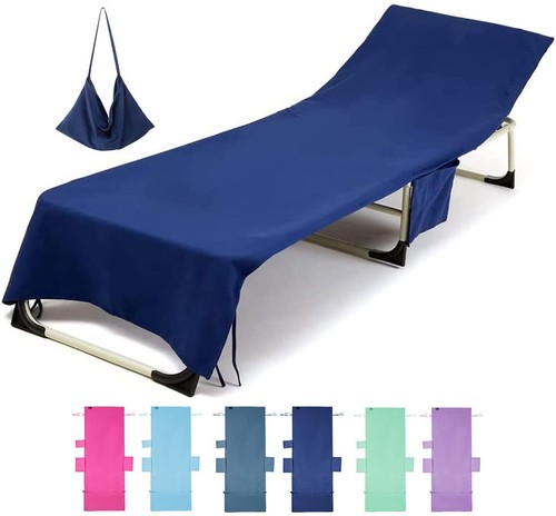 Sunlounger beach towel cover - beach,