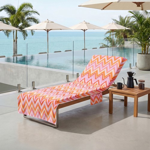 Microfibre beach chair cover - microfibre,
