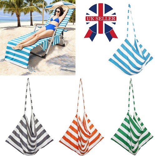Sun lounger beach towel carry - sun,