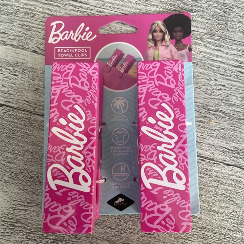 Barbie beach towel clips - 2x,