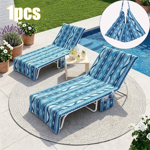 Sun lounger towels cover - sun, with