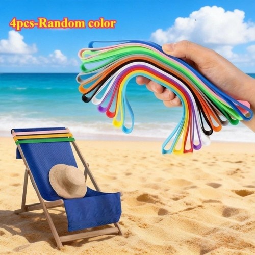4pcs elastic beach towel - beach, bands