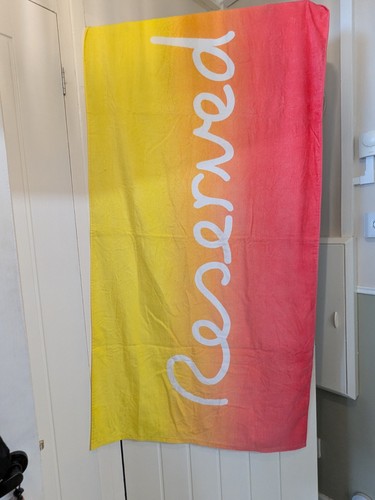 Reserved logo beach sun - reserved, /