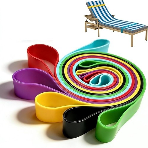 6pcs elastic beach towel bands - towel,