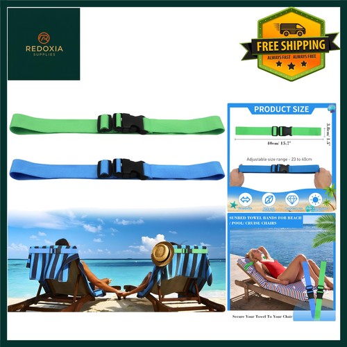 Adjustable elastic beach - elastic, towel