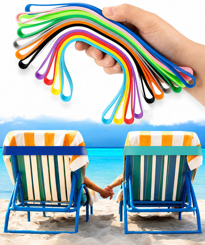 Towel straps beach - 5x,