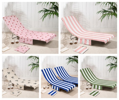 Sun lounger beach towel - lounger, with