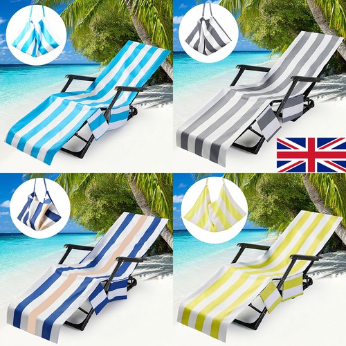 Sun lounger beach towel carry - towel,